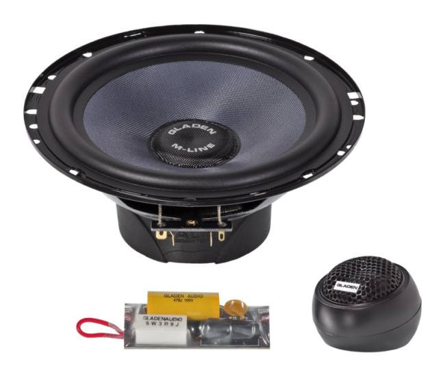 Gladen Audio ONE 16,5cm két utas komponens szett AUDI A4-B6/B7 autóba ONE 165 A4-M